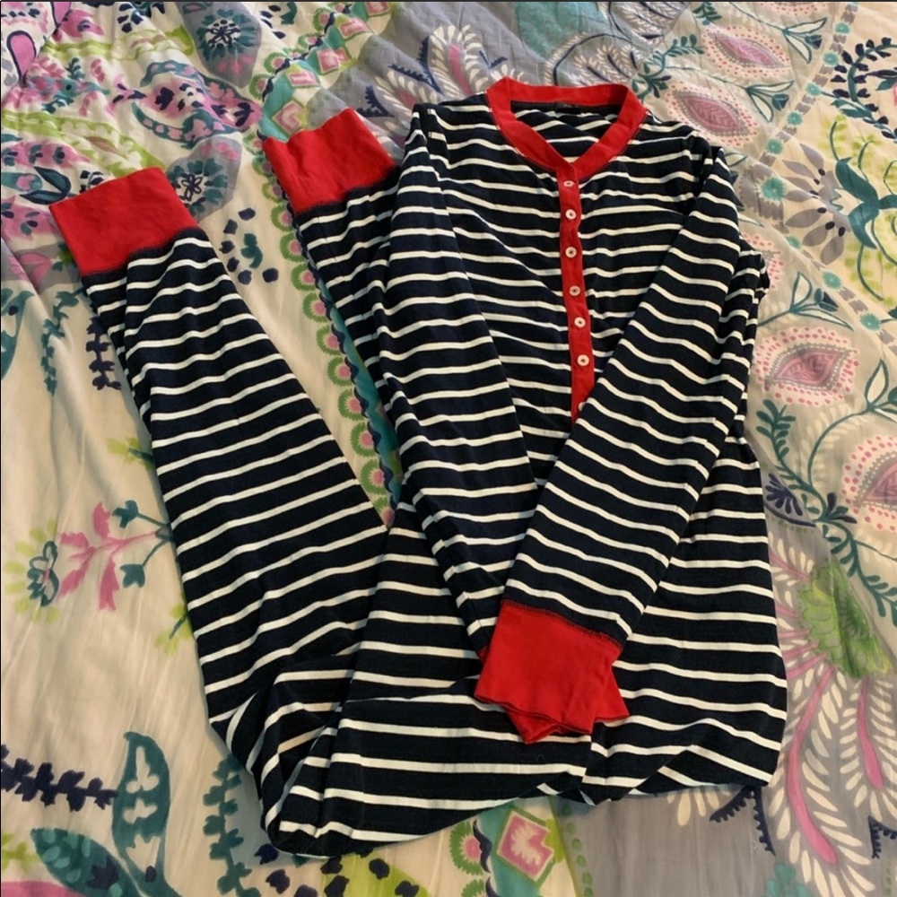 J Crew women’s pj onesie EUC